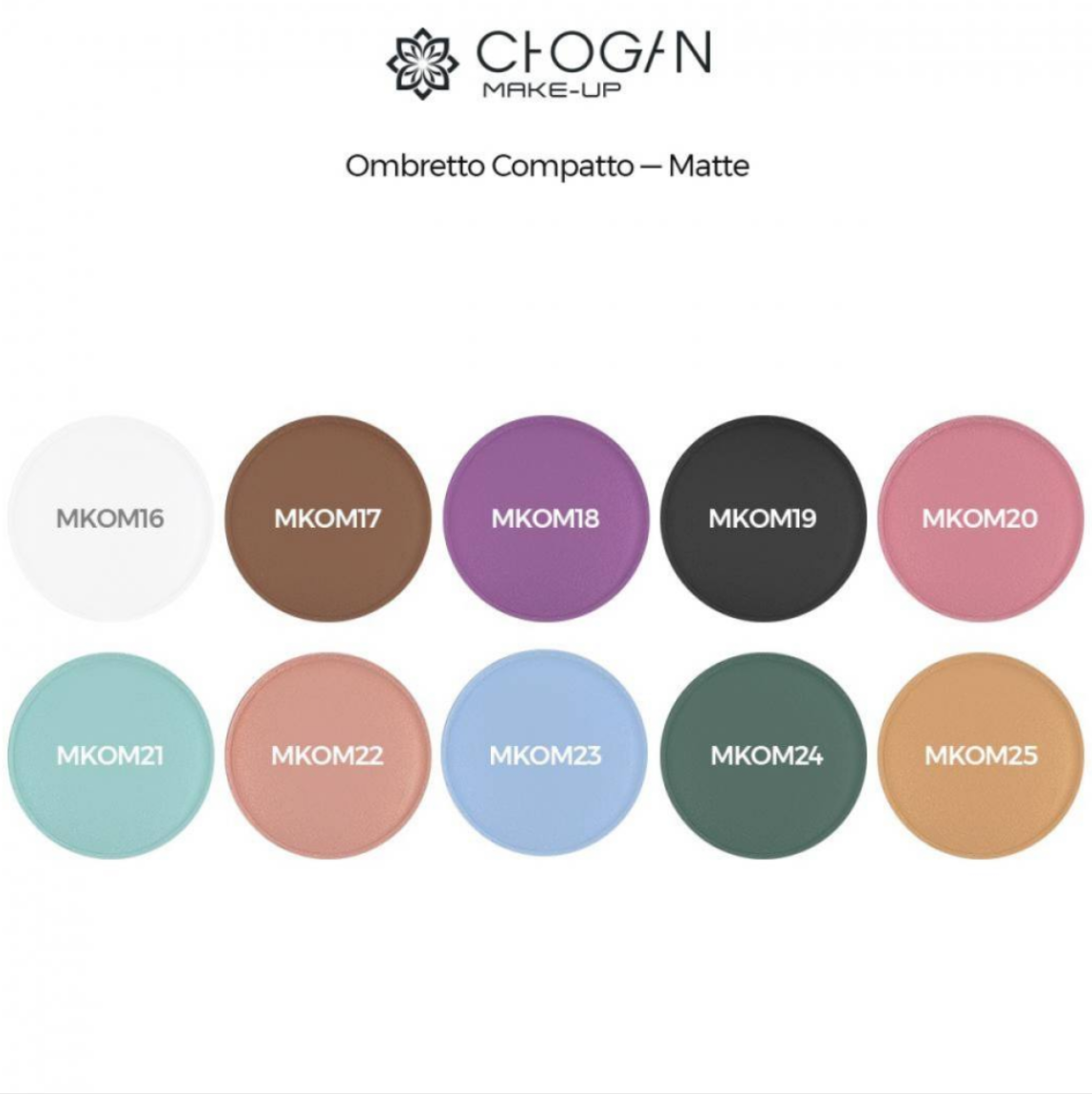 Matte Kompakt-Lidschatten - MKOM16