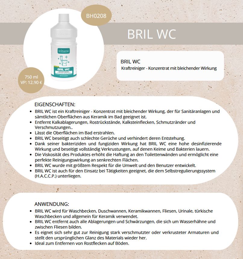 BRIL WC-Kraftreiniger Konzentrat - BH0208