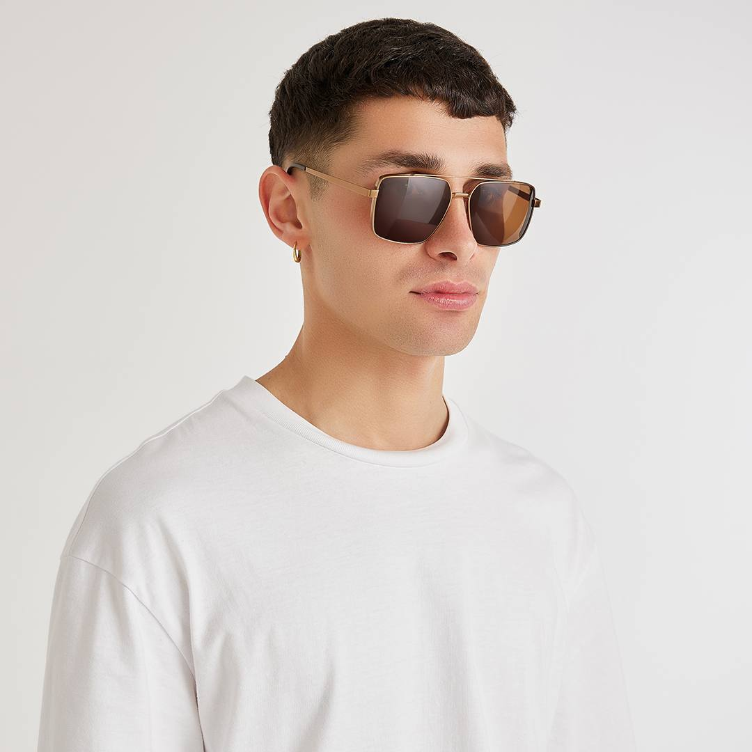 Sonnenbrille'Messina'-Brown - KL0162