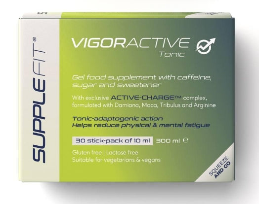 VIGORACTIVE | Nahrungsergänzungsmittel in Gelform 30 Portionssticks à 10 ml | Mit dem exklusiven Komplex ACTIVE-CHARGE - Cod. INTB053
