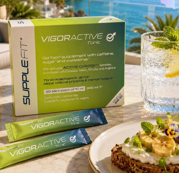 VIGORACTIVE | Nahrungsergänzungsmittel in Gelform 30 Portionssticks à 10 ml | Mit dem exklusiven Komplex ACTIVE-CHARGE - Cod. INTB053