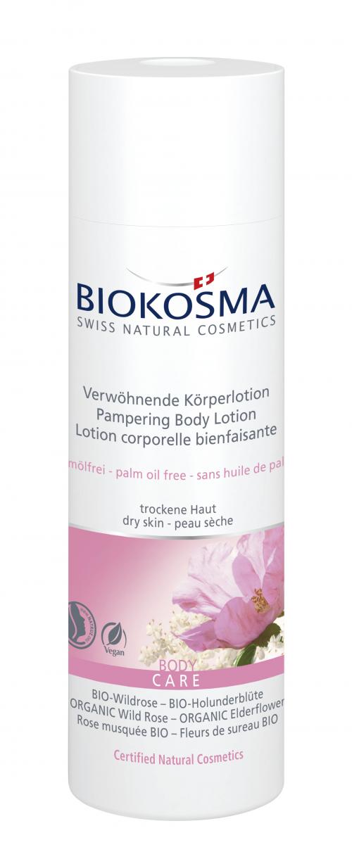 Biokosma Körperlotion BIO-Wildrose - BIO-Holunderblüten