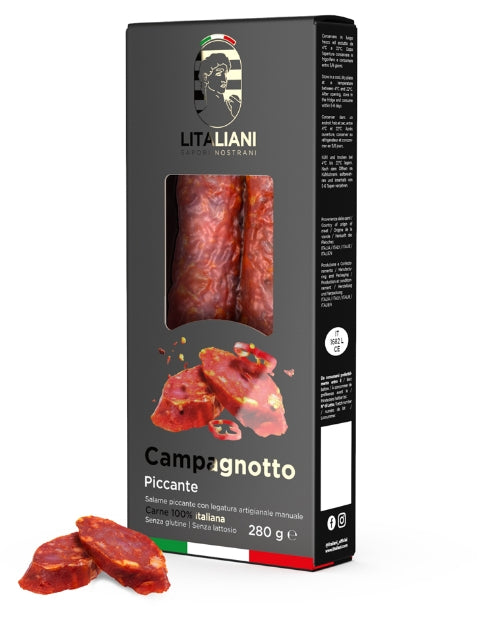 Campagnotto piccante – Italienische pikante Salami 280 g Cod. LIT0067